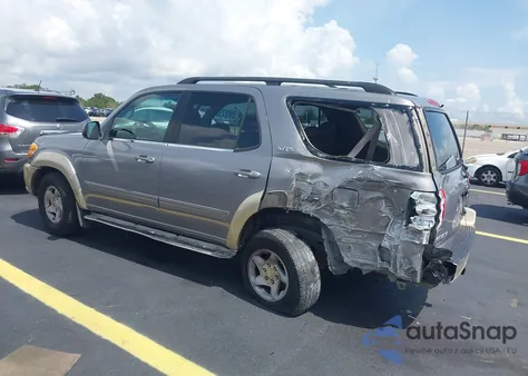 2001 Toyota Sequoia Sr5 V8 z USA, uszkodzony, nr VIN 5TDZT34A41S019250